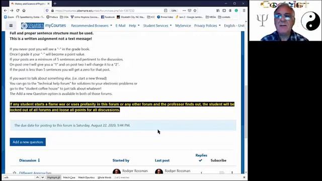 First day introduction to General Psychology Fall 2020 смотреть онлайн