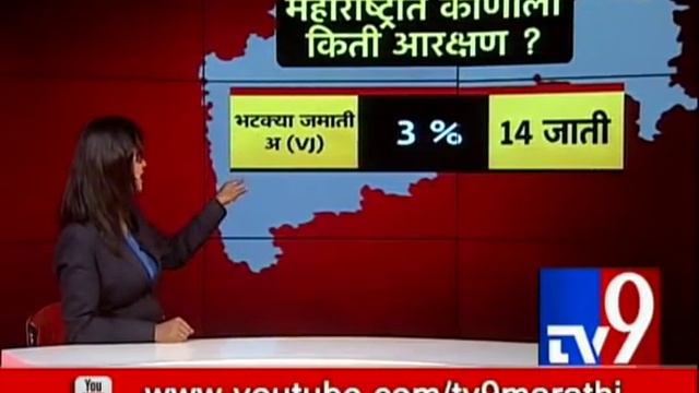 महाराष्ट्रात कोणाला कीती आरक्षण? पाहा टक्केवारी ग्राफिक्सच्या माध्यमातून-TV9 смотреть онлайн