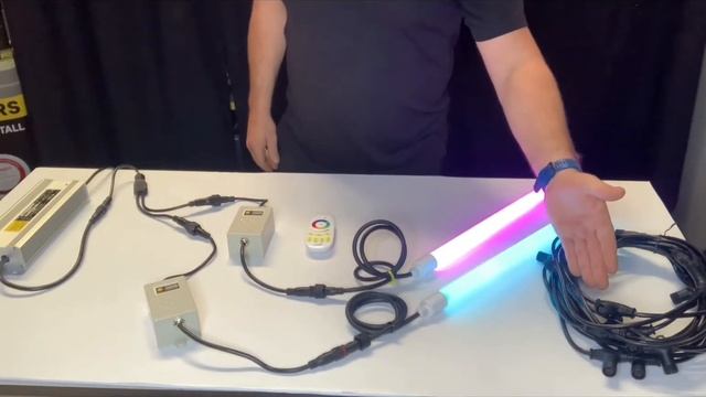 RGB Tubes - Comparing Controllability Options RF Remote Vs DMX Controller