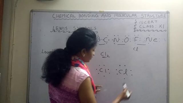 Lewis representation of Cl2 molecule - in Tamil смотреть онлайн