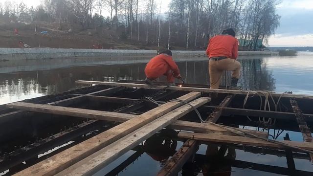 Демонтаж причала смотреть онлайн