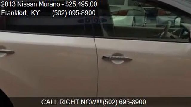 2013 Nissan Murano SL AWD 4dr SUV for sale in Frankfort, KY смотреть онлайн