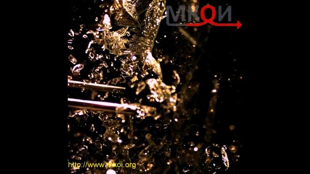 Высокоскоростная съёмка. Разбитие стекла. Slow Motion Video