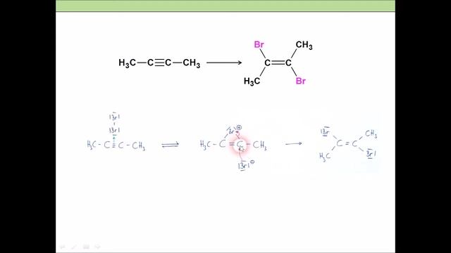 elektrophile Addition an Alkinen: Halogenierung von Alkinen (Mechanismus | organische Chemie) #23 смотреть онлайн
