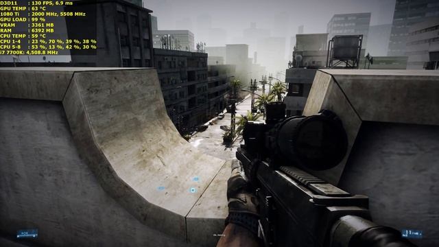 [Battlefield 3] [PC] [i7 7700K] [GTX 1080 Ti] [4k]