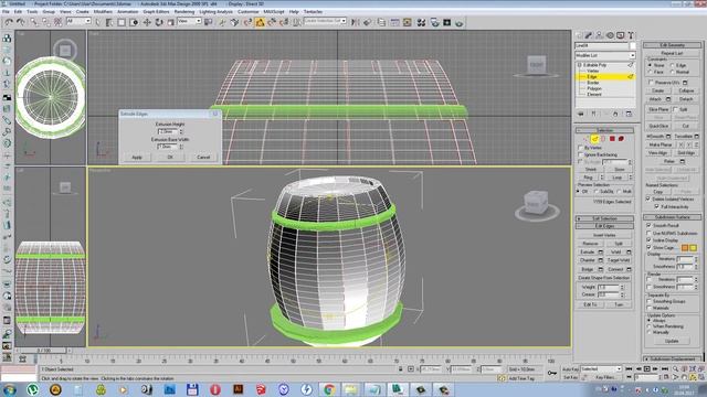 SIMPLE BARREL IN 3D MAX TUTORIAL смотреть онлайн