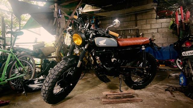 Honda TMX 125 to Scrambler Build смотреть онлайн