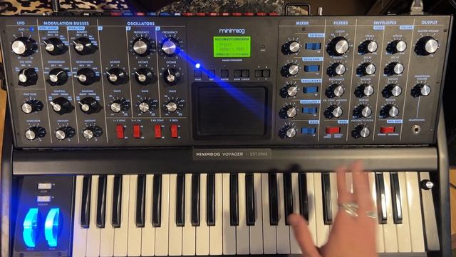 Moog Minimoog Voyager Electric Blue | Review - Analog Monster?