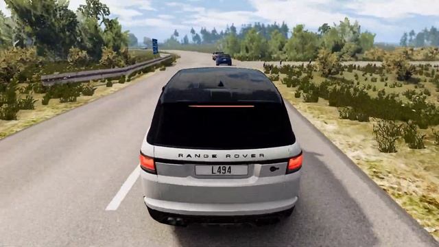 Range Rover Sport SVR - BeamNG Drive | Offroading | Steering Wheel Gameplay