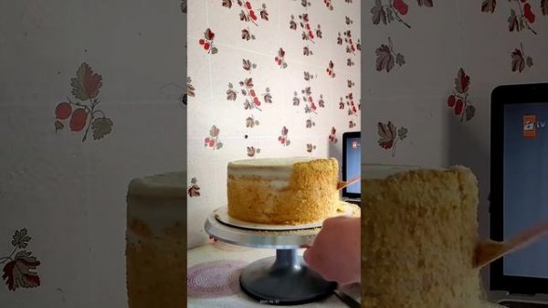 Медовик с лимонным курдом.