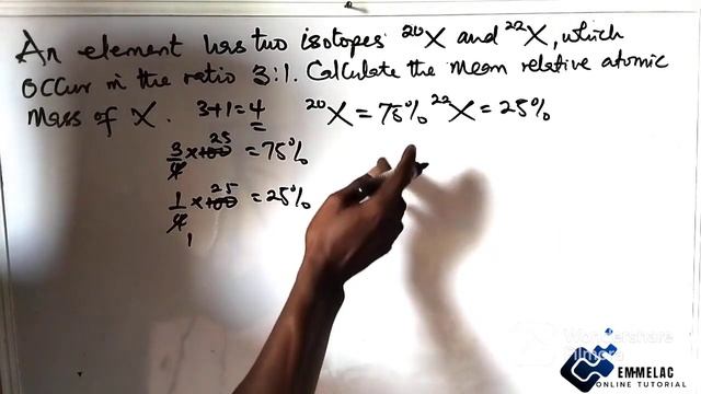 How To Calculate Relative Atomic Mass From Isotopic Composition 1