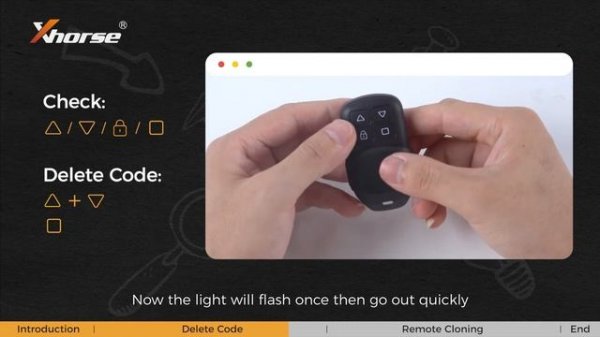 How to Delete Code and Clone Xhorse Masker Garage Remote