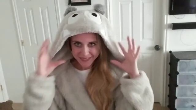 Alcea Rosea Bathrobe Melange Grey Robe- monster face смотреть онлайн