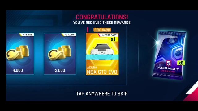 Asphalt 9 I ACURA NSX GT3 EVO Car Hunt Riot Top 25% Rewards😍🤩😍 смотреть онлайн