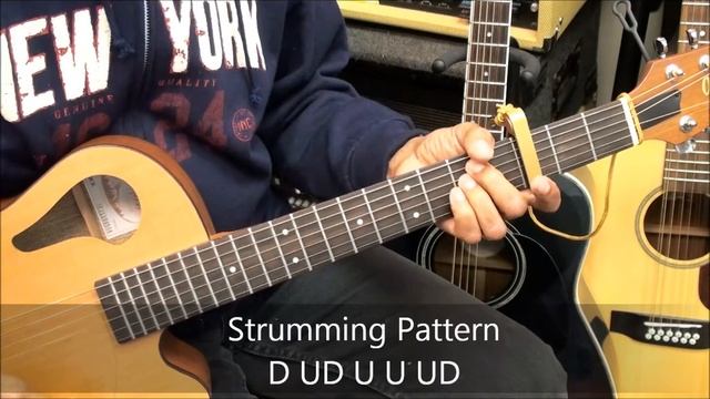 Selena Gomez Guitar Strumming Pattern Tutorial #236 Lesson D UD UUUD @EricBlackmonGuitar смотреть онлайн