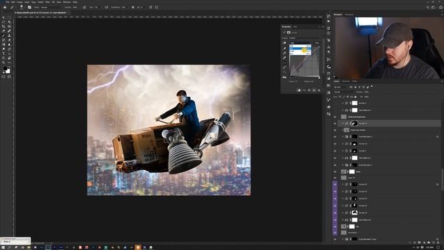 Photoshop Photobashing Tutorial Sci-Fi Bike смотреть онлайн