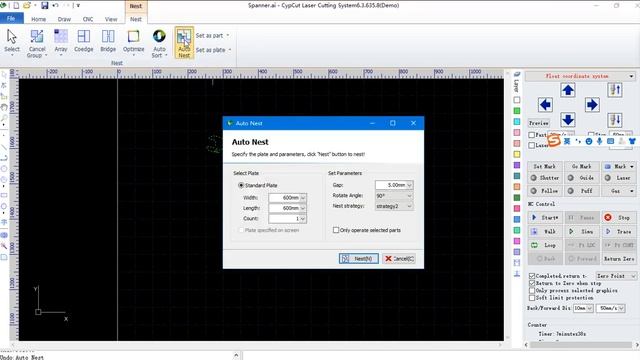 Autonest On Cypcut Fiber Laser Cutter-XTLASER