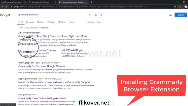 How to Access Grammar*ly via Flikover Service #GrammarChecker смотреть онлайн