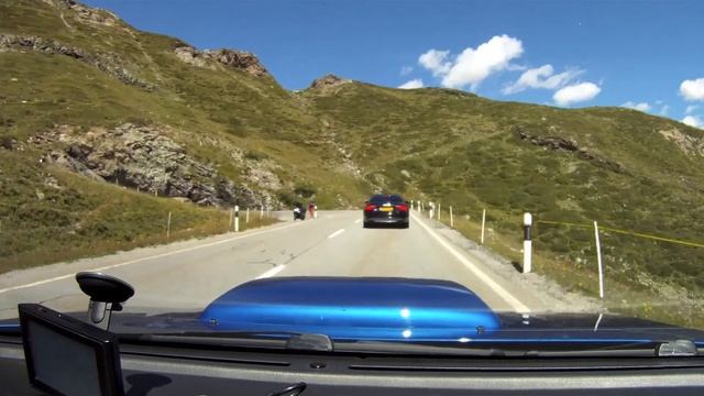 Audi S5, Subaru Impreza WRX on Bernina pass смотреть онлайн