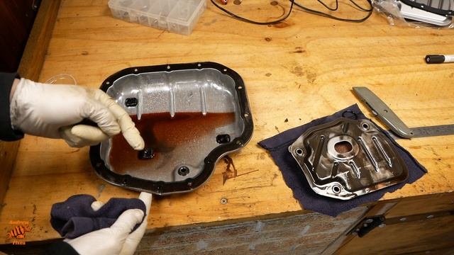Toyota Sienta CVT service | K210 transmission fluid and filter replacement смотреть онлайн