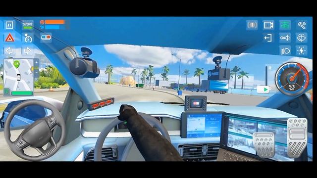 Police Sim 2022: Driving a Police SUV In Rome 👮♂️🚔 - Police Game Android Gameplay смотреть онлайн