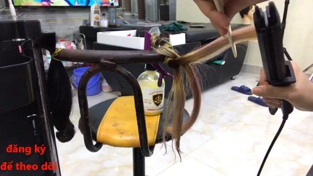 CÁCH UỐN TÓC ĐÃ TỪNG TẨY , VÀ ĐÃ NHUỘM MÀU KHÓI , kythuatlamtoc смотреть онлайн