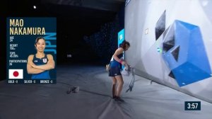 Прага (Prague) - 2024. Женский финал. Кубок мира по скалолазанию в дисциплине "Болдеринг".