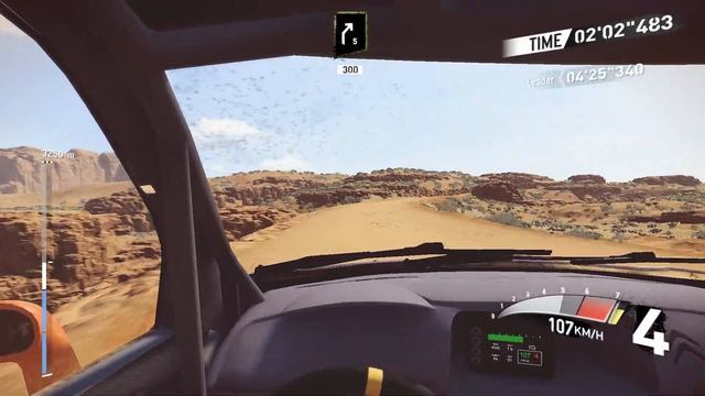 V-Rally 4 Citroën DS 3 R5 - Monument Valley USA - Rally - Cockpit and TV or Cinematic replay view смотреть онлайн