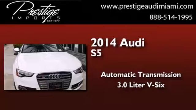 2014 Audi S5 North Miami Beach FL 33181 смотреть онлайн