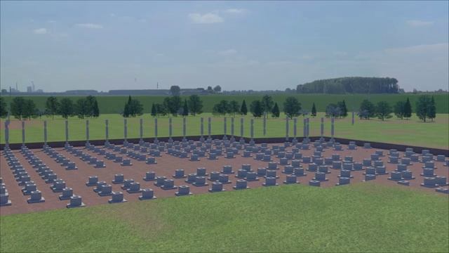 Тайм лапс анимация постройки зданий в Cinema 4D