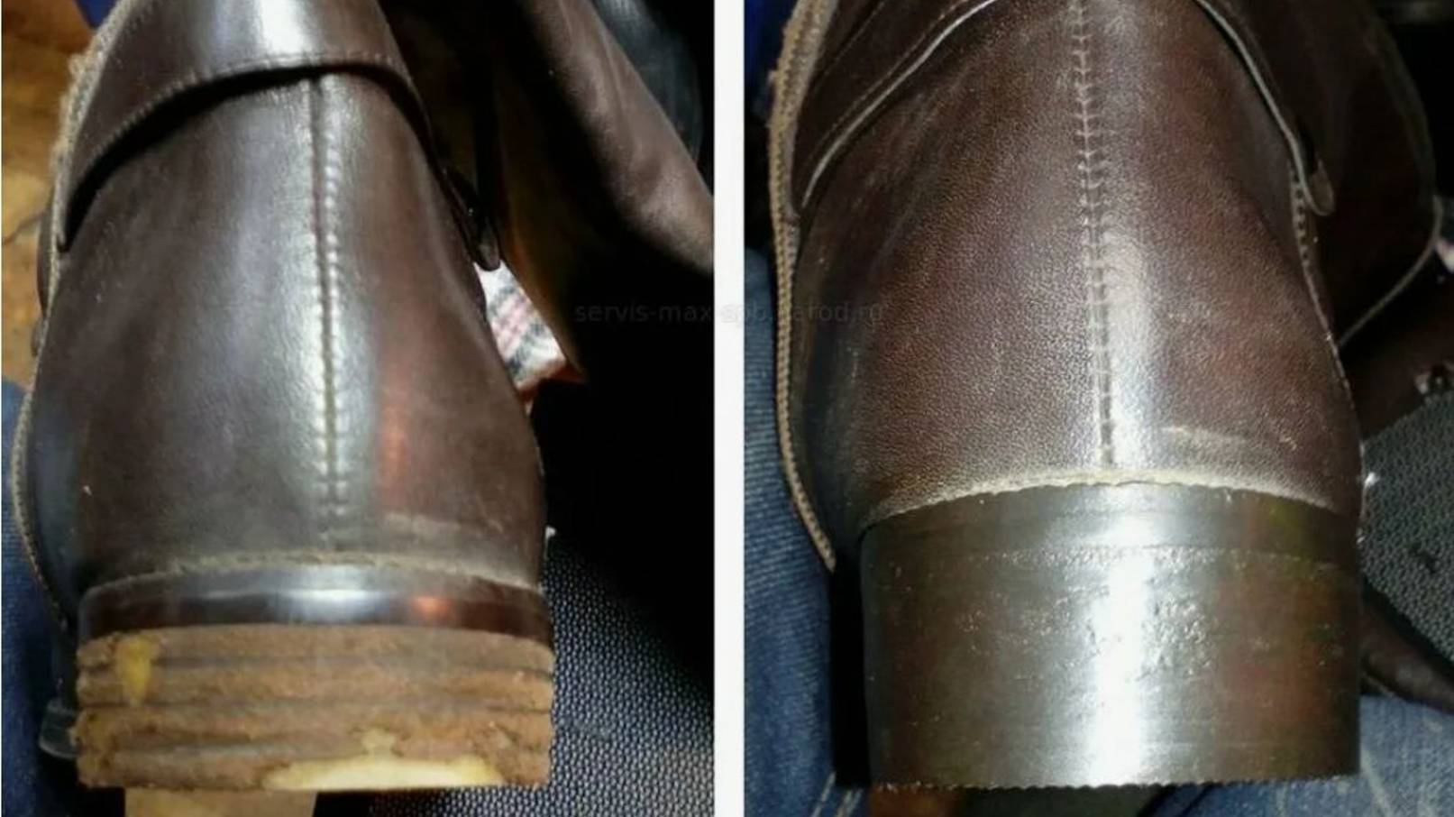 Ремонт и замена обтяжек каблуков на сапогах. смотреть онлайн