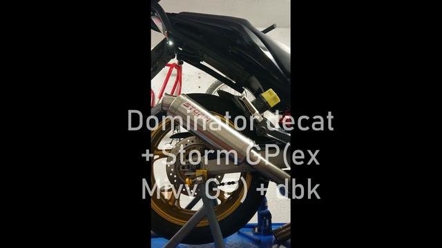 Honda hornet cb600f PC41 sound comparison with Dominator decat смотреть онлайн