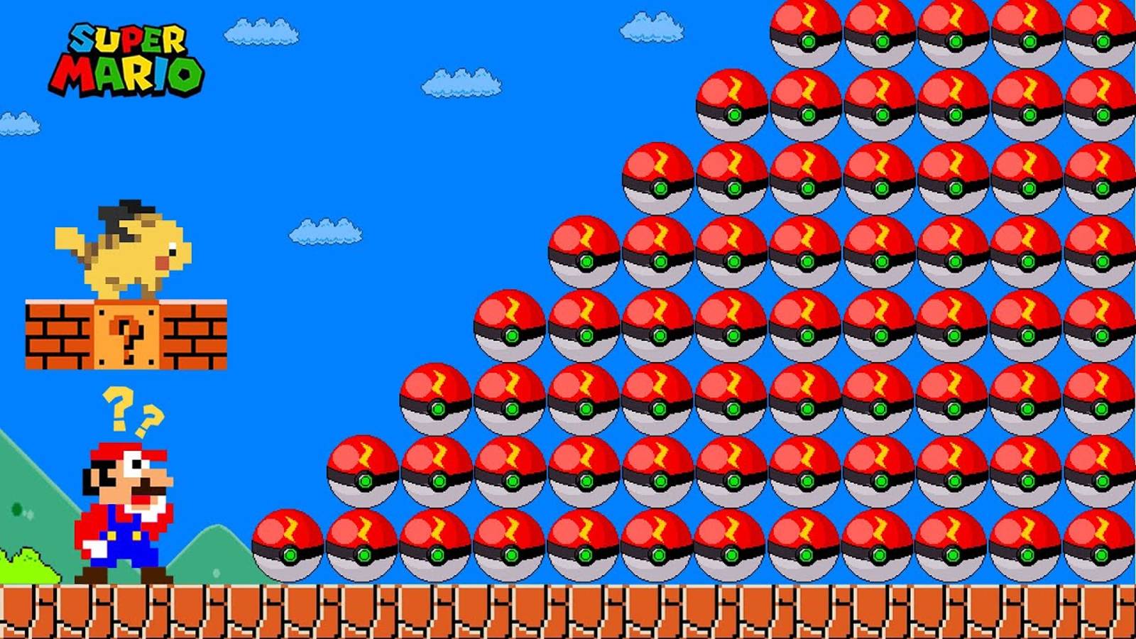 Смогут ли Марио и Пикачу собрать 999 покемонболов? смотреть онлайн