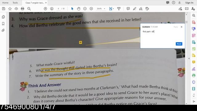 Class 7 Chapter 5 Story of an invitation Q&A смотреть онлайн