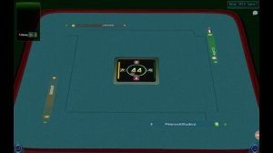 PeacockStudent. Игра 1 (Bern, 4 сдачи, 1 раунд). Чистая победа.