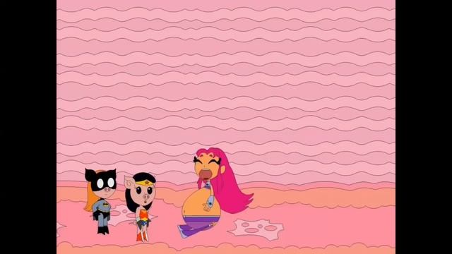 WAIT STARFIRE!! THEY'RE NOT FOOD!!! 🤰☠️ (Teen Titan Buffet) смотреть онлайн