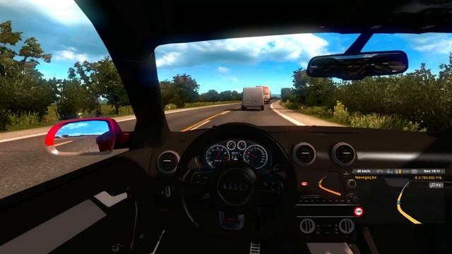 Será que o AUDI faz 300Km/h ? - ETS 2 смотреть онлайн