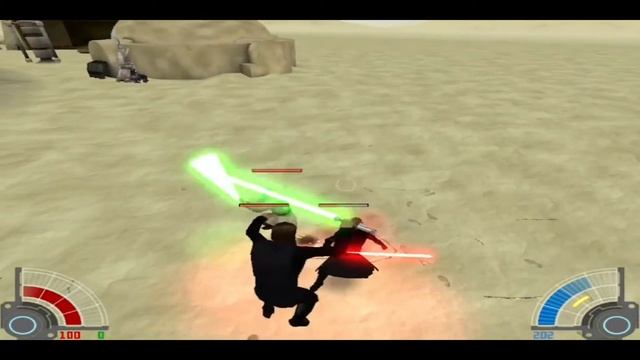 Star Wars Galactic Legacy Luke and Qui Gon vs Maul смотреть онлайн