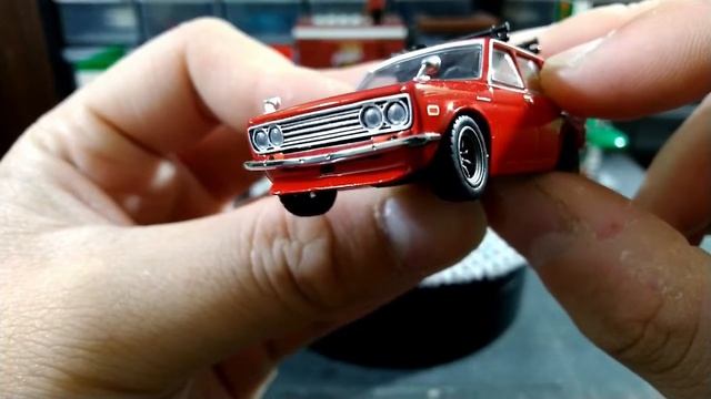 #284 Datsun Bluebird 510 Wagon With Bicycle Tarmac Works смотреть онлайн