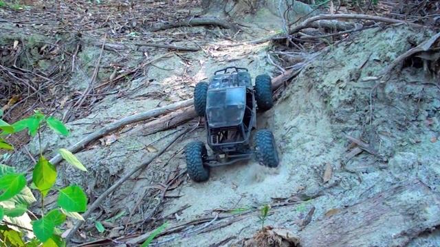 Axial Wraith Kit Build In Action - 4WS