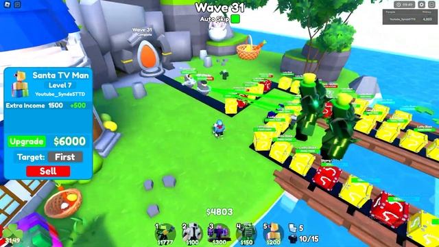 BEAT Easter Event Map USING TITAN CLOVER MAN! - Toilet Tower Defense