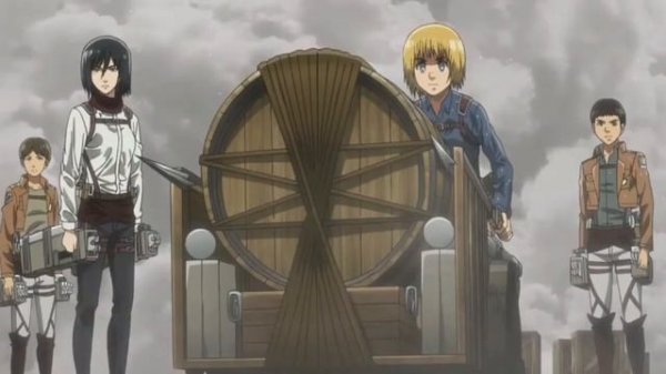 Eren vs Rod Reiss Titan | Attack on Titan (Shingeki no Kyojin) Dublado