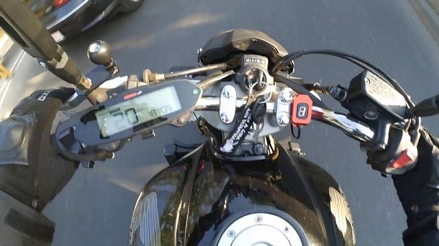 Koso DB-01 RN Installed On Honda 599 Hornet Pc41