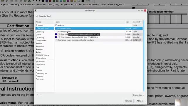 How To Insert Electronic Signature into PDF Part 2: Insert PNG file Into PDF смотреть онлайн