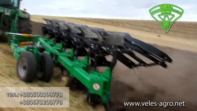 Плуг оборотный ПОН 5-40+1 Велес-Агро / Reversible Plough Veles-Agro 5+1 - VELESAGRO™