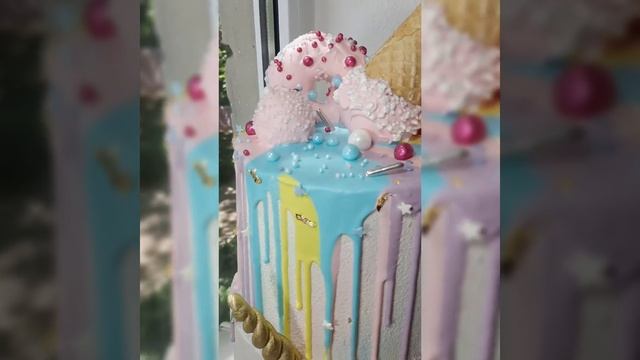 декор торта для девочки, единорог🦄 смотреть онлайн