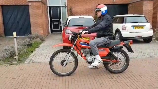 Honda XL 125 S 1980 eerste proefrit. смотреть онлайн