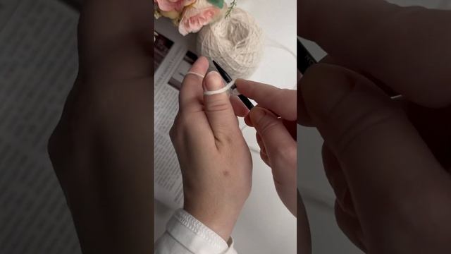 Красивый наборный ряд спицами❤️ #вязаниеспицами #урокивязанияспицами #knitting смотреть онлайн