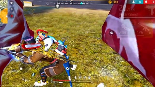 Solo Vs Squad Fire 🔥 [ Full  Gameplay ] 📲 IPhone Poco X3 Pro Titan Gaming / Garena Free Fire