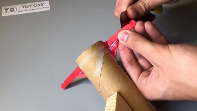 How To Make A Crossbow For Ping Pong Ball - DIY Mini Crossbow